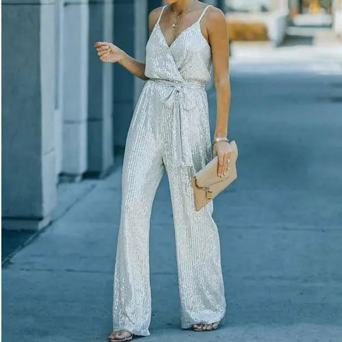 Sequin Women Jumpsuit Dress