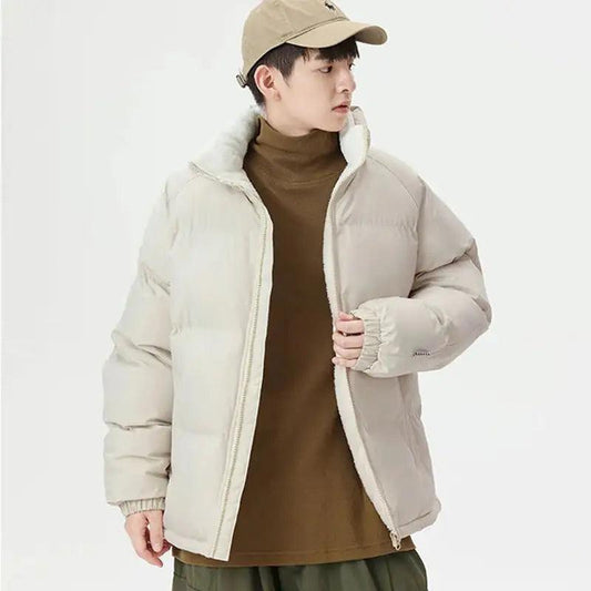 Velvet Puffer Men's Jacket