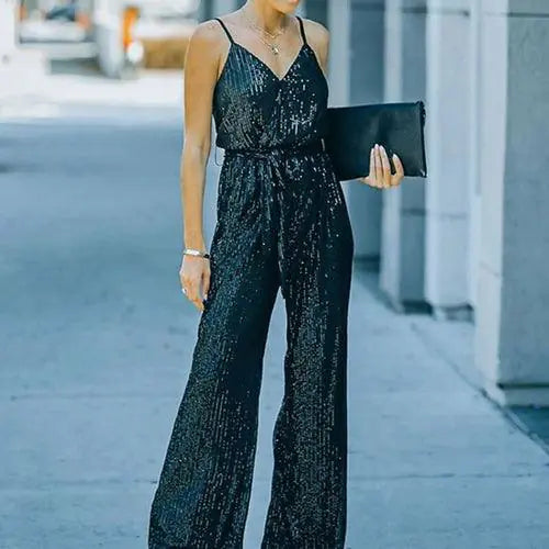 Sequin Women Jumpsuit Dress
