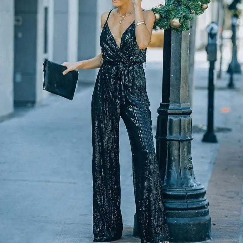 Sequin Women Jumpsuit Dress