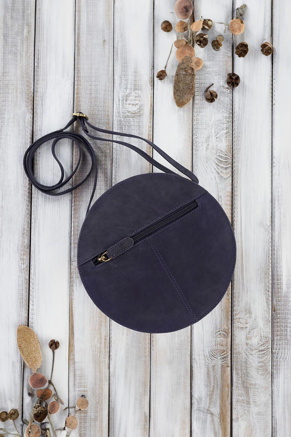 Natural leather bag
