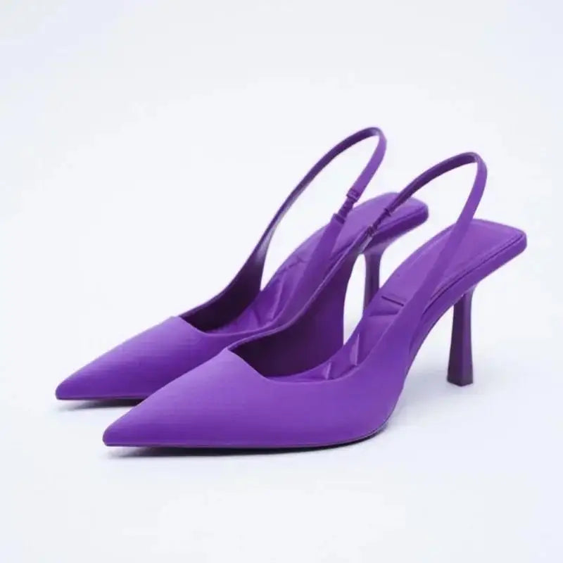 Comfortable Mid-Heel Pump Sandals