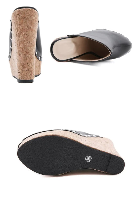 Wedge Heel Platform Sandals