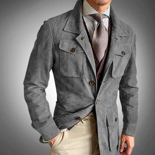 Suede Jacket for Men's