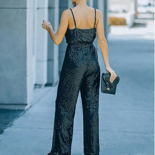 Sequin Women Jumpsuit Dress