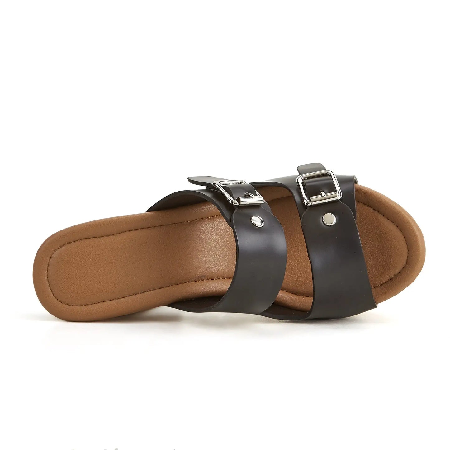 Chunky Heel Platform Sandals