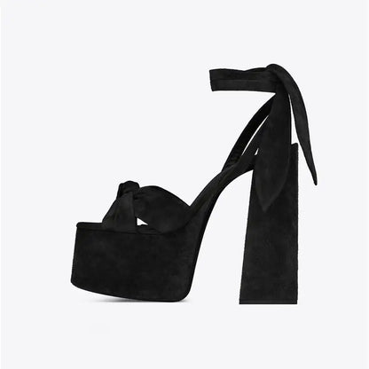 Platform Butterfly-knot High Heel Sandals
