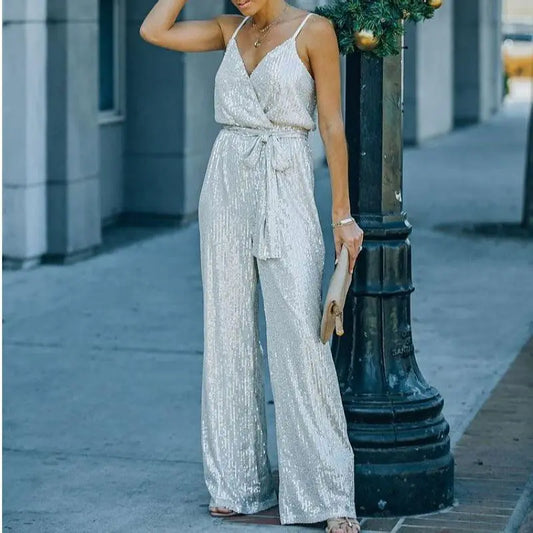 Sequin Women Jumpsuit Dress
