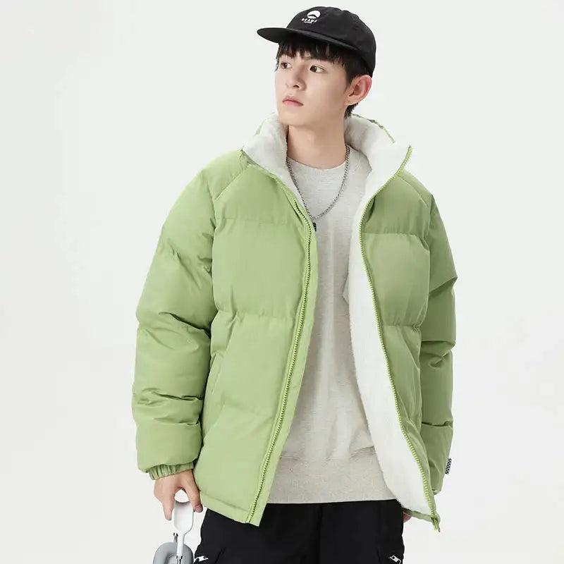 Velvet Puffer Men's Jacket