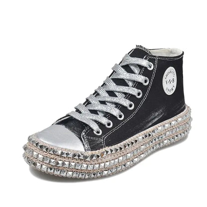 Women Leopard Canvas Shoes Sneakers