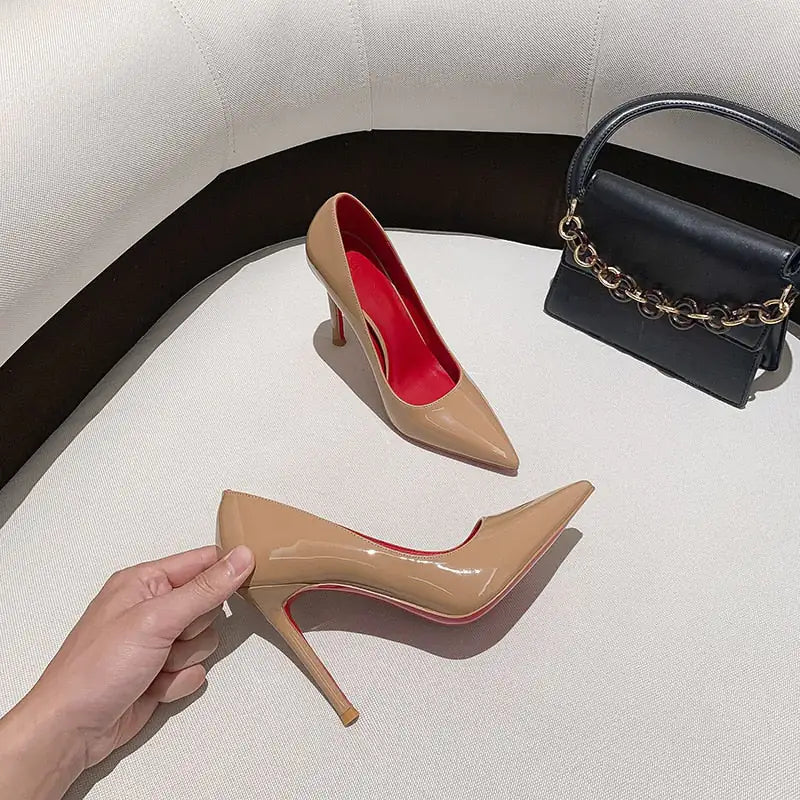 Red Bottom High Heel Pumps Sandals for Women