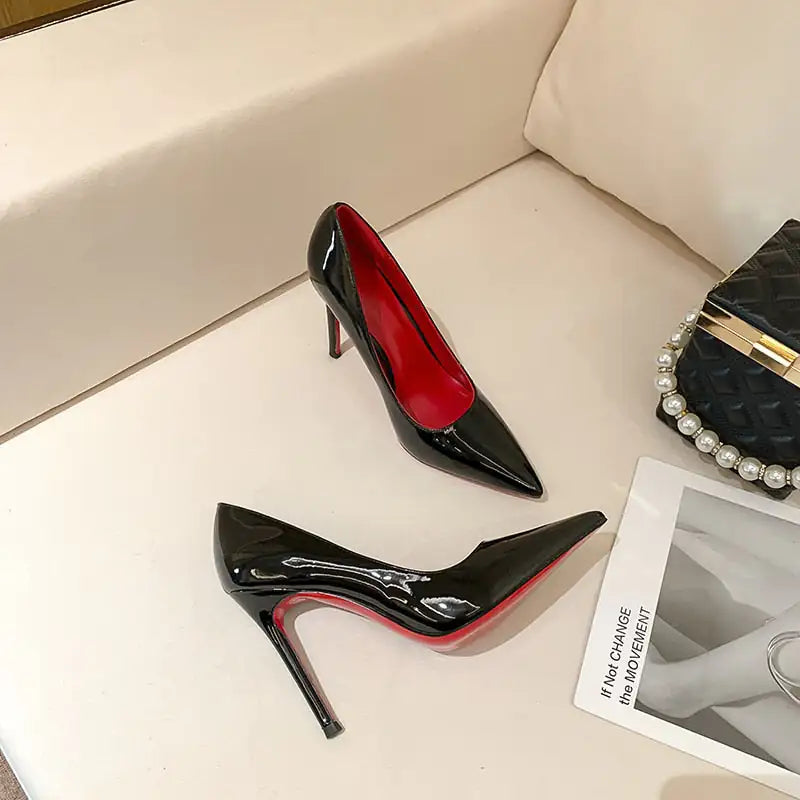 Red Bottom High Heel Pumps Sandals for Women