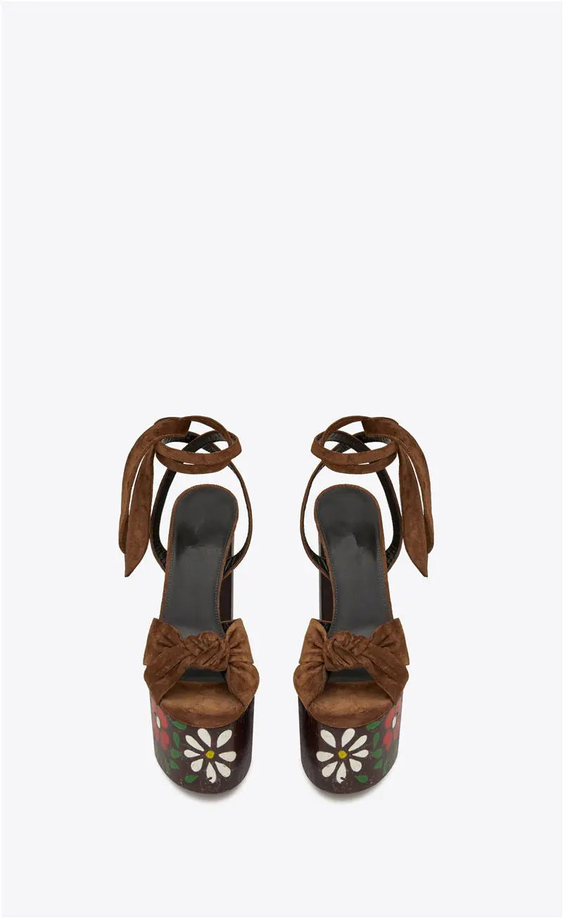 Platform Butterfly-knot High Heel Sandals