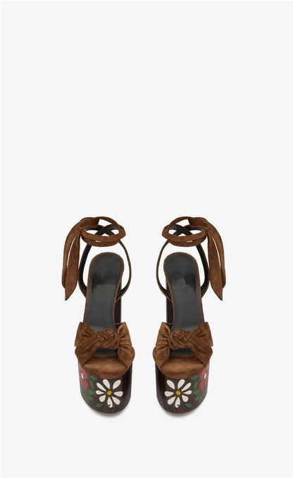 Platform Butterfly-knot High Heel Sandals