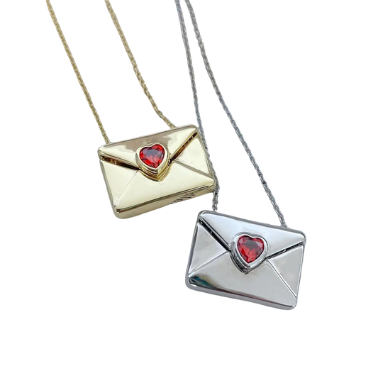 Envelope Heart Necklace Savaé Design