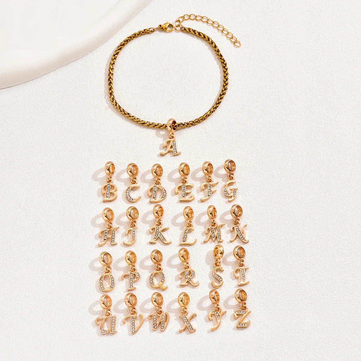 Initial Charm Bracelet – Gold & Silver Savaé Design