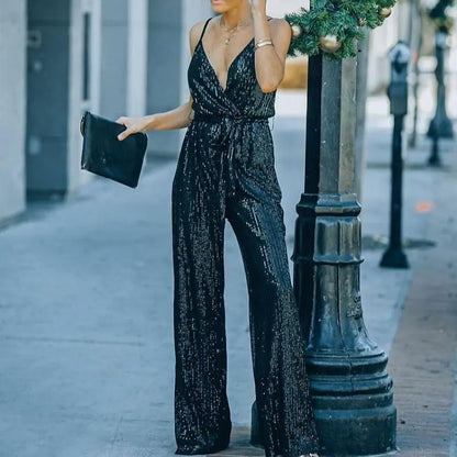 Sequin Women Jumpsuit Dress