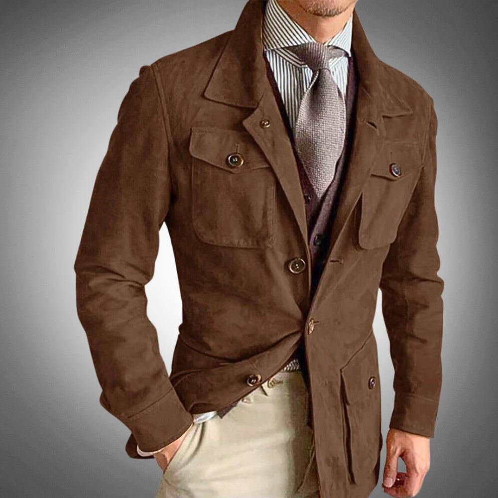 Suede Jacket for Men's