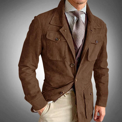 Suede Jacket for Men's