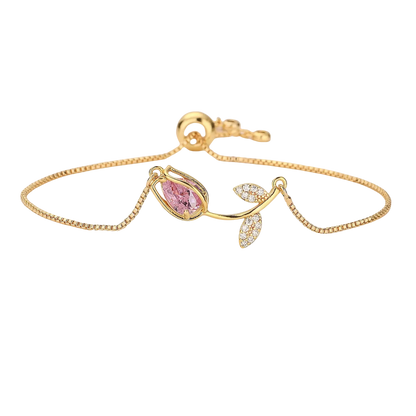 Cute Tulip Bracelet - Pink & White Savaé Design
