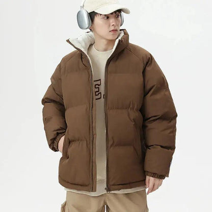 Velvet Puffer Men's Jacket