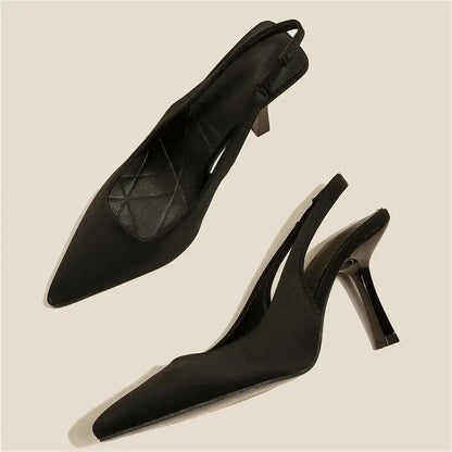Comfortable Mid-Heel Pump Sandals