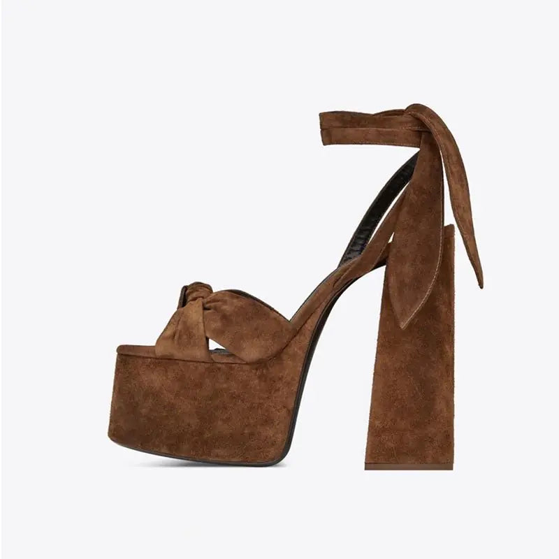 Platform Butterfly-knot High Heel Sandals