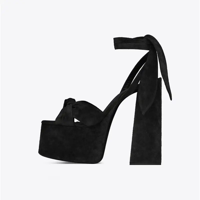 Platform Butterfly-knot High Heel Sandals